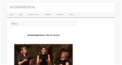 Desktop Screenshot of modernmedieval.org