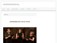 Tablet Screenshot of modernmedieval.org